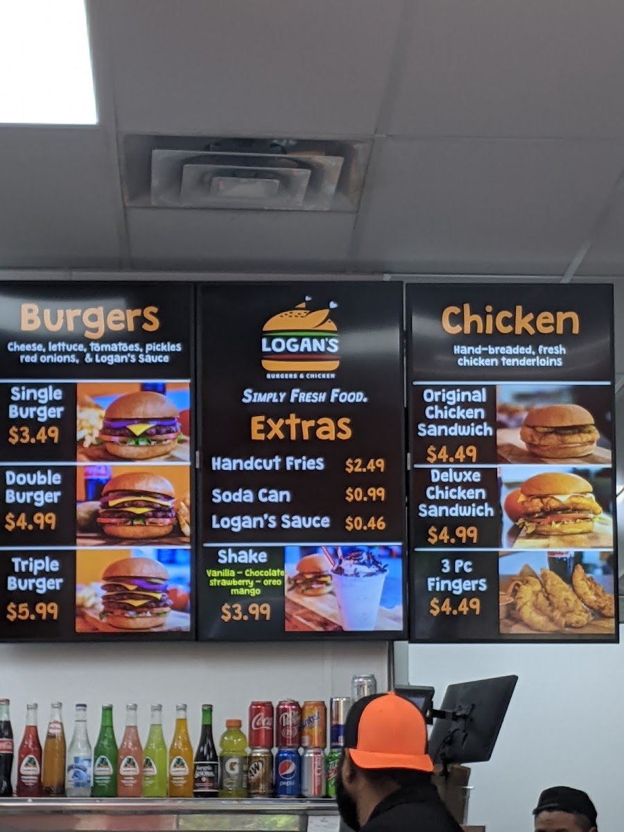 Menu Logan's Simply Fresh Burgers & Chicken-2